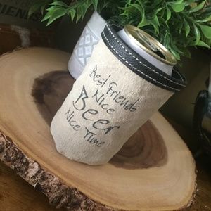 Myra bag Beer Koozie Best Friends Beer NWT
